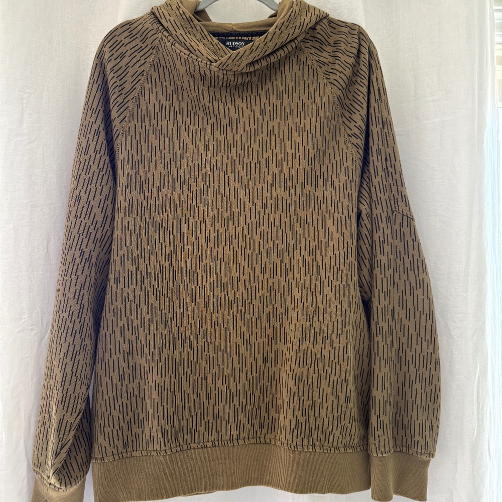 Hudson Green/Tan Striped Sweatshirt - Picture 2 of 4